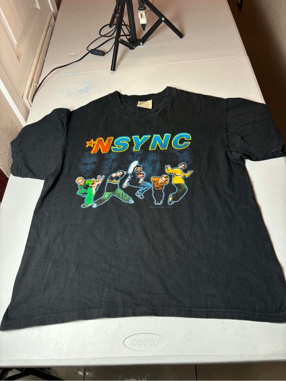 Vintage 1999 Winterland NSYNC
Band Shirt Black Mens Large see measurements